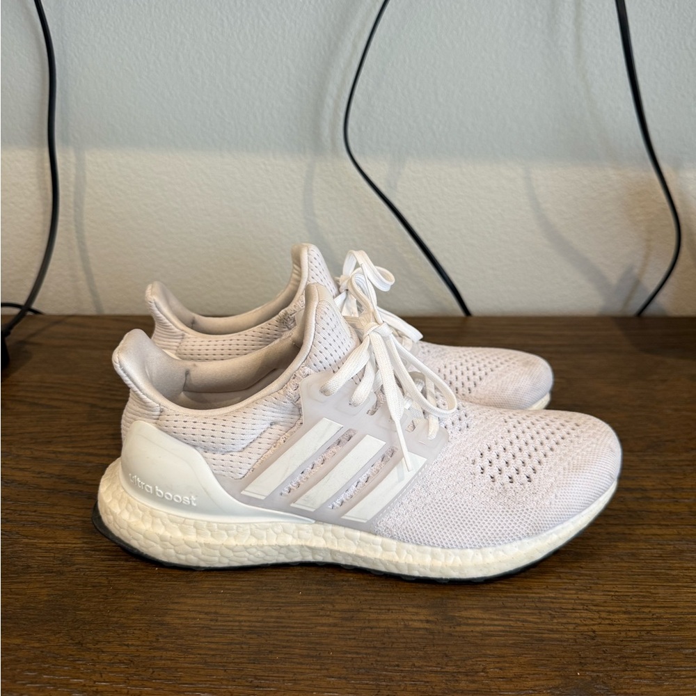 Adidas White Ultraboost Sneakers